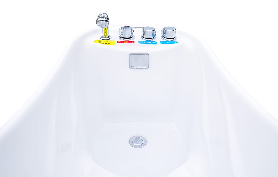 Beautiful outlook acrylic baby bath tub free standing whirlpool massage tub children bathtub Baby bathtub ET-1601