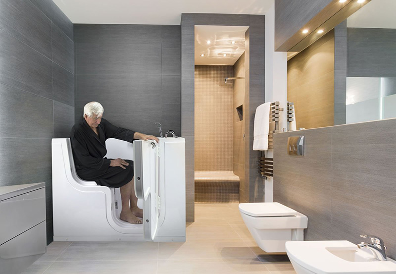 Walk-in bathtub