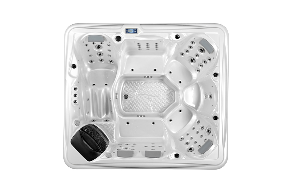 Rectangular Big Swim Spa Outdoor Whirlpool Luxury Hot Tub USA Acrylic Outdoor spa bathtub BA-829