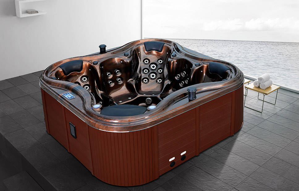 whirlpool bathtub/bathtub manufacturer/cheap massage bathtub Outdoor spa bathtub BA-824