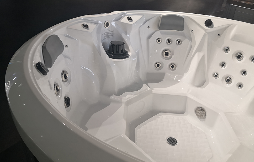Hot Sale Rectangular Big Swim Spa Outdoor Whirlpool Luxury Hot Tub USA Acrylic BA-828