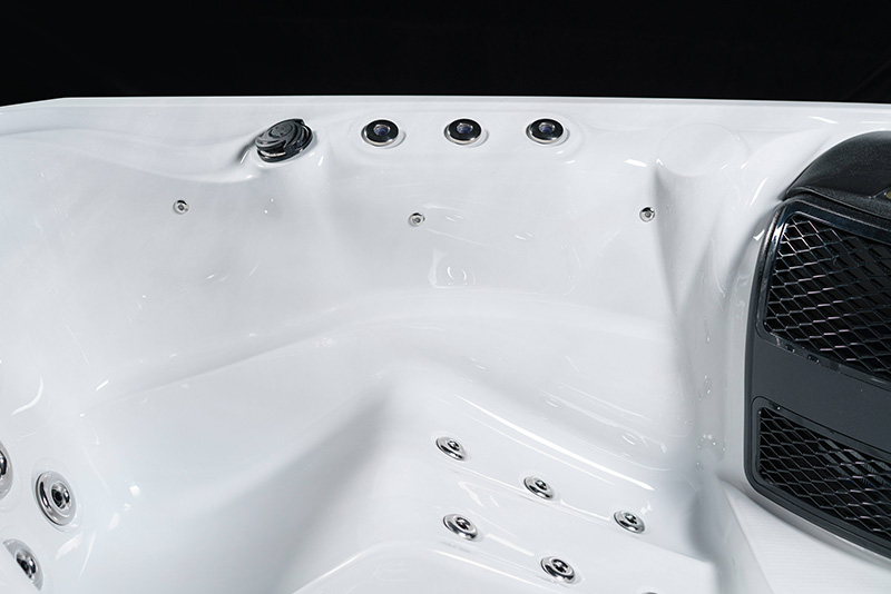Hot Sale Rectangular Big Spa Outdoor Whirlpool Luxury Hot Tub USA Acrylic Power Graphic BA-836