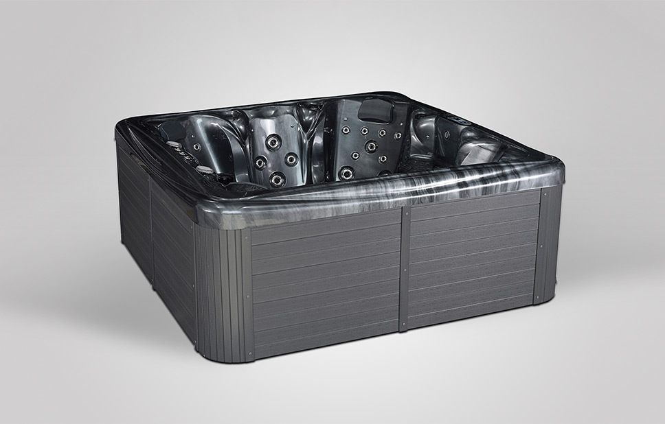 Large Size Commercial Outdoor Whirlpool Massage Spa Pool 6 Person Hot Tub Spa BA-833